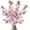 Light Pink, variant on 22 Inch Artificial Malus Spectabilis Branches Flowers Stems Silk Tall Fake Flower Arrangements for Home Wedding, Faux Flowers Spring Decoration, Pack of 4 Bundles(White)