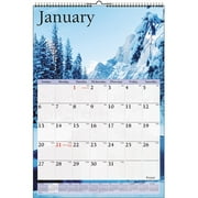 AT-A-GLANCE Visual Organizer Recycled Scenic Wall Calendar, Large Wall, 2015 (DMW201-28)