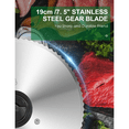 thumbnail image 3 of Aicok Meat Slicer with 7.5" Removable Stainless Steel Blade, Cuts Meat, Cheese, Bread, Include Food Pusher, 3 of 7