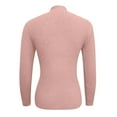 thumbnail image 5 of Bibifish Womens Sweaters Autumn Winter Warm Solid Color Half Turtleneck Knit Tops With Button Degisn Slim Fit Trendy Ladies Sweater Tops, 5 of 5