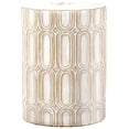 thumbnail image 2 of Safavieh Melody Lattice Indoor/Outdoor Garden Stool, Cream, 2 of 4