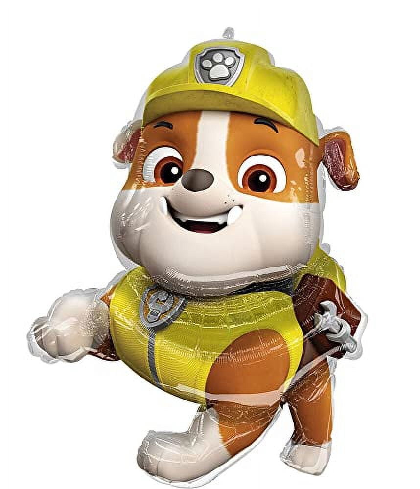 Paw Patrol Rubble 5th Birthday Party Supplies Balloon Bouquet Decorations