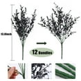 thumbnail image 6 of RECUTMS Artificial Flowers Outdoor 12 Bundles UV Resistant Plastic Flowers for Porch Home Decor(Black), 6 of 7
