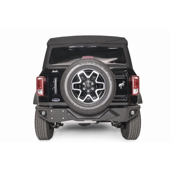 Fits 2021-2023 Ford Bronco Fab Fours Bumper FB21-E5251-1 Vengeance; One Piece Design; Direct Fit; Mounting Hardware Included; Without Grille Guard; Without Winch Mount; Without Tow Hooks