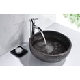 thumbnail image 3 of Spa World LS-AZ174 Stellar Series Ceramic Round Vessel Sink - Black, 3 of 3