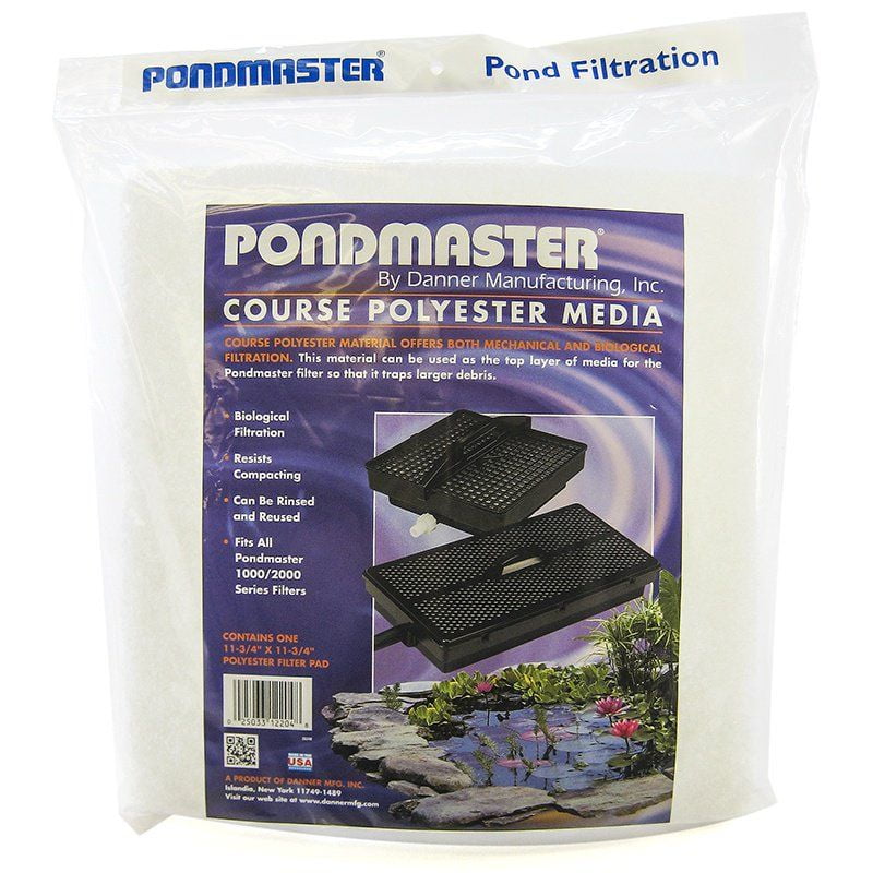 1000 & 2000 Carbon & Course Poly Pad Replacement Filters PONDMASTER 12202 8 