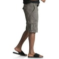 thumbnail image 3 of Society of One by DXL Men's Big & Tall Distressed Cargo Shorts, Heather Grey, 46 Waist, 3 of 6
