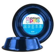 Platinum Pets Dog Non-Tip Stainless Steel Bowl