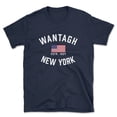 thumbnail image 1 of Wantagh New York Patriot Men's Cotton T-Shirt, 1 of 1
