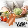 thumbnail image 5 of Zulay Kitchen Non-Scratch Potato Masher – Heavy-Duty Stainless Steel & Silicone Hand Masher for Smooth Mashed Potatoes, Avocados & More – Durable & Easy to Clean Kitchen Tool, 5 of 8