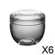 thumbnail image 1 of contenedor de almacenamiento,bote de té contenedor de té transparente refrigerador hermético,lata de té suelta Hojas Tapas de tarro de té de vidrio,pequeño bote de té organizador caja de, 1 of 8