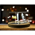 thumbnail image 2 of Victoria Crowned Pigeon 3D Engraved Crystal 3D Engraved Crystal Keepsake/Gift/Decor/Collectible/Souvenir, 2 of 6