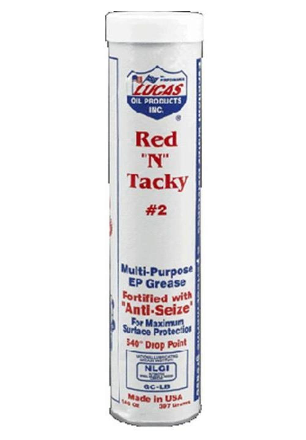 Lucas Oil 1000530 RedNTacky Grease 14 oz. Tube