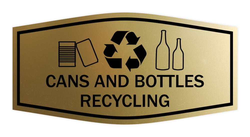 recycle cans and bottles