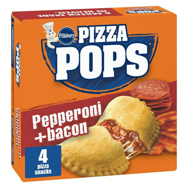 Pizza collations Pepperoni + bacon Pizza Pops de Pillsbury