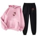 thumbnail image 1 of Puntoco Sudadera con Capucha para Mujer Sudadera con Bolsillo De Manga Larga Conjunto De Sudadera Estampada con Pantalones De Moda para Mujer Puntoco Puntoco-6942, 1 of 2