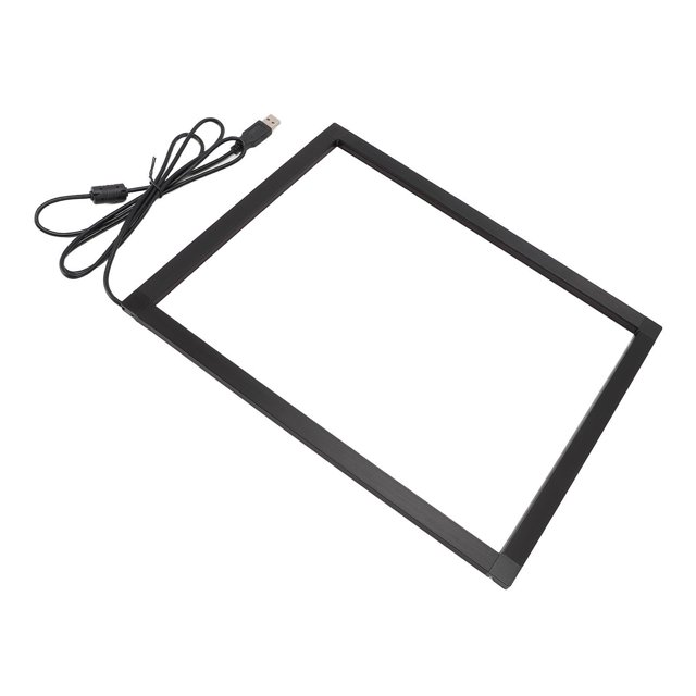 Infrared Touch Frame, Interactive IR Touch Overlay Panel for Education, Digital Signage with USB Interface,Aluminum Alloy Touch Screen Overlay