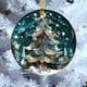 thumbnail image 5 of Colgante navideño de acrílico con forma de avión para árbol de Navidad., 5 of 6
