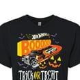 thumbnail image 3 of Hot Wheels - Halloween - Trick Or Treat Road - Juniors Cropped Cotton Blend T-Shirt, 3 of 5