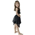thumbnail image 5 of HXWCHs Robe en Velours Filles Robe de Performance Asymétrique à Couches avec Shorts Intégrés Jupe Tutu pour Fêtes de Danse et Noir 3-6 Ans, 5 of 5