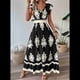 thumbnail image 5 of Vestidos de Verano para Mujer 2025, Vestidos Casuales con Mangas con Volantes, Vestidos de Playa Bohemios, Vestidos Negros L, 5 of 6