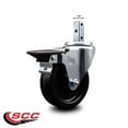 thumbnail image 2 of 4 Inch Phenolic Wheel Swivel 7/8 Inch Square Stem Caster with Brake SCC, 2 of 2