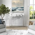 thumbnail image 3 of Evelyn&Zoe Beck 48" Wide Hexagonal Console Table, Silver, 3 of 8