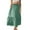 Green, variant on Mgmyaa Long Skirts for Women Drawstring High Waist A Line Skirt Casual Flowy Tiered Skirt with Pockets Summer Boho Maxi Beach Skirt