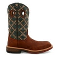 thumbnail image 2 of TWISTED X Adult Male 12in Western Work Boots, Color: Mocha & Slate, Size: 10.5, Width: D, 2 of 5
