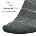 thumbnail image 4 of Feetures High Performance Max Cushion Ankle Sock - No Show Socks for Women & Men with Heel Tab - Heather Gray, S (1 Pair), 4 of 6