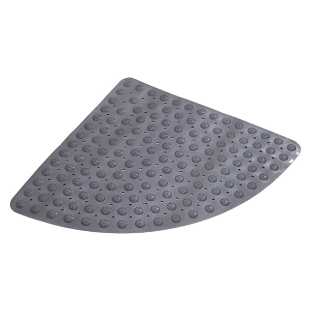 Yhmxh Alfombrillas de baño para baño Alfombrilla de baño en forma de abanico, antideslizante, con textura de masaje, resistente al agua y al agua, ideal para la seguridad de la bañera.