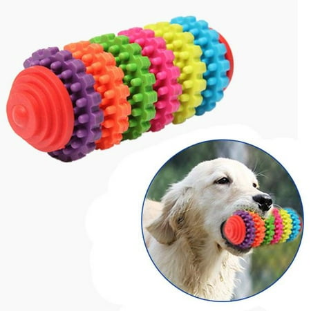 Hot SaleColorful Rubber Pet Dog Puppy Dental Teething Healthy Teeth Gums Chew