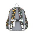 thumbnail image 3 of Music Bulldog Backpack for School,Cute School Bag,Schoolbag with Adjustable Shoulder Straps & Padded Back,13.4"x11"x4.7", 3 of 6