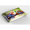 thumbnail image 2 of Ambesonne Spa Themed Pillow Sham, Calm Aura Stones Print, 36" X 20", Multicolor, 2 of 2