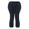 thumbnail image 6 of JMS Just My Size by Hanes Women's Plus Size 4 Pocket Bootcut Jeans, Single and 2-Pack, 6 of 8