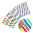 thumbnail image 6 of Mobutofu 5Pcs Transparent Sticky Notepads Ultrathin Index Tabs Multi Color Highlighting Content 3.93x2.16x0.2In, 6 of 8