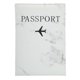 thumbnail image 1 of Ofertas Únicas 1 Pc Funda para Pasaporte Patrón de Mármol Manga para Pasaporte Avión Gris Claro, 1 of 5