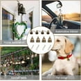 thumbnail image 5 of 8pcs Vintage Brass Hanging Bells Small Brass Bells for Crafts Tibetan Style Bell Charms Antique Bronze Retro Jingle Bells with Spring Hooks for Wind Chimes Housebreaking Doorbell, 5 of 5