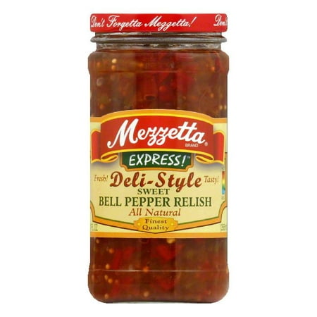 Mezzetta Relish Sweet Bell Pepper, 12 OZ (Pack of