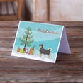thumbnail image 2 of Swedish Vallhund Christmas Tree Greeting Cards and Envelopes Pack of 8, 2 of 2