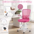 thumbnail image 4 of Gymax 2PCS Home Office Drafting Chair w/Flip-Up Armrests Adjustable Footrest Ring, 4 of 10