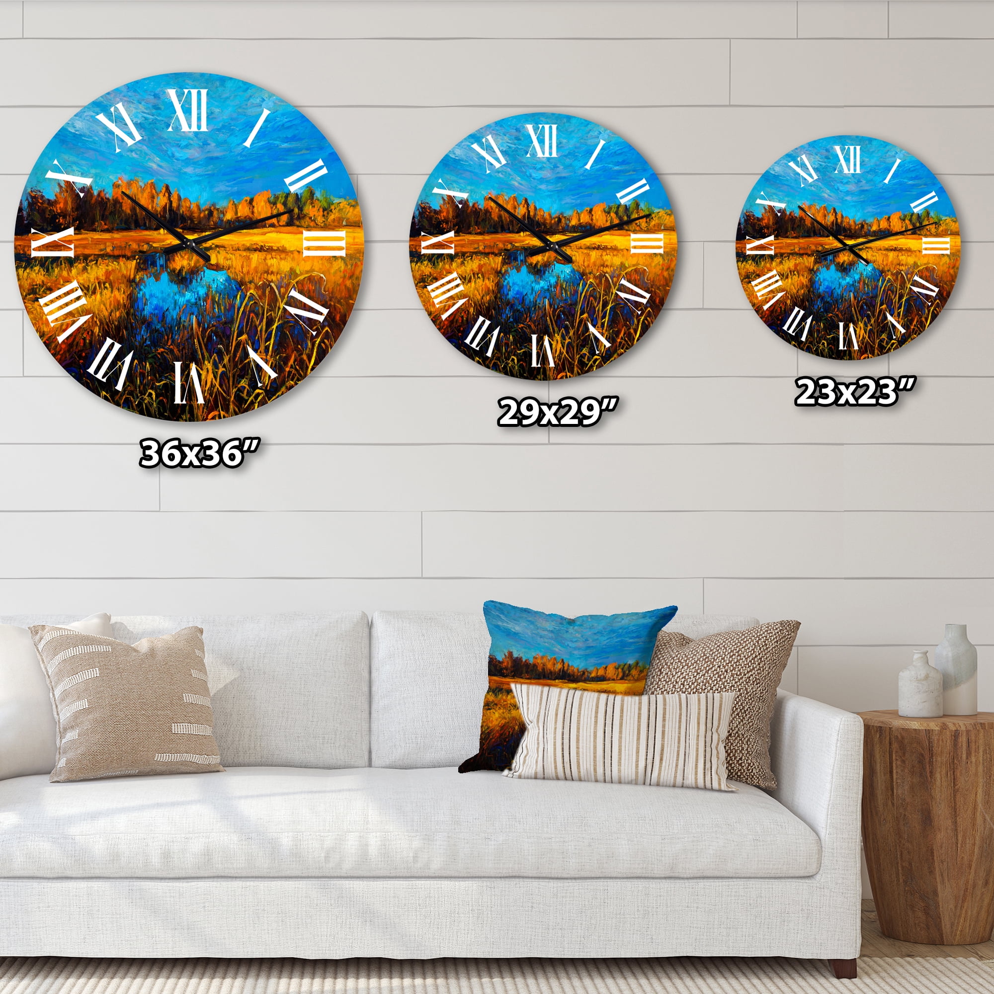 Designart 1 in Traditional Wall Clock