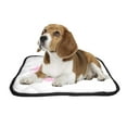 thumbnail image 2 of PKQWTM Pink kiss pure white background Pet Dog Cat Bed Pee Pads Mat Cushion Potty Dogs Blankets Crate Bed Kennel 28x36 inch, 2 of 3