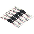 thumbnail image 1 of Conectores eléctricos a prueba de agua, 5 piezas de forma eléctrica para automóvil Conector eléctrico para automóvil Cable conector a prueba de agua Rendimiento probado, 1 of 14