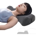 thumbnail image 1 of Almohada ergonómica para dormir, almohada cervical, cómoda y transpirable, almohada de apoyo para el cuello, almohada de cama para la espalda, el estó Gris, 1 of 8