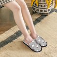 thumbnail image 5 of House Slippers for Women Men - Elegant Cartoon Cute Cat Face Lightweight House Shoes Fuzzy Slippers, Soft Slip-On Cozy House Slippers for Woman Indoor Outdoor, 5 of 7