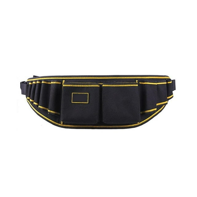 Multifunctional Repair Tool Belt Kit Oxford Cloth Hardware Tool Bag Belt Waterproof Multi-pockets Bag Waist Firm ,Adjustable