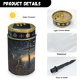 thumbnail image 7 of COEQINE Cross Solar Lights Outdoor Waterproof for Grave Decorations Fake LED Flameless Candles Outdoor Solar Lights Solar Lamp for Cemetery Pathway Lawn Yard, Deer Cross Starry Sky, 7 of 7