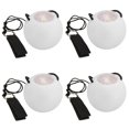 thumbnail image 1 of 4 Piezas LED Poi Balls Glow Poi Balls LED Glow Toy Light Up Balls Strobe Ball para NiñOs Adultos, 1 of 4
