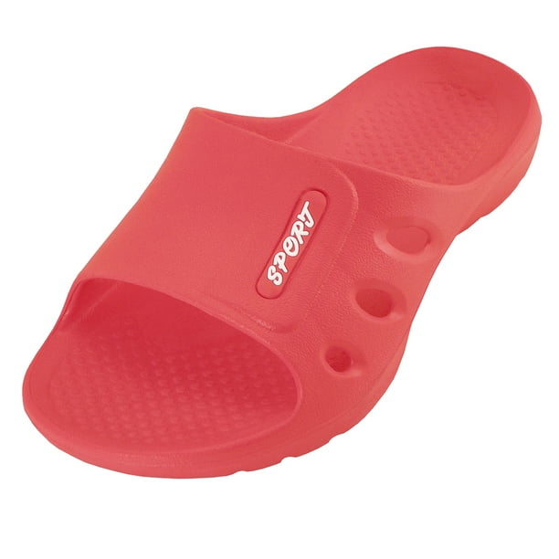 trendy rubber slides